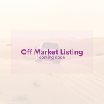 Off Market Listing in JGE